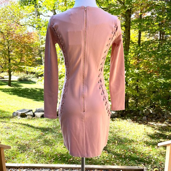 True Decadence Long Sleeve Lace Up Detail Dress New 4 ***SALE - Picture 4 of 7